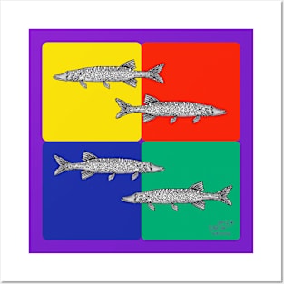 Chain fish Posters and Art
